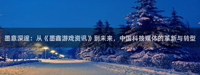 鼎点娱乐直属：墨意深邃：从《墨鑫游戏资讯》到未来，中国科技媒